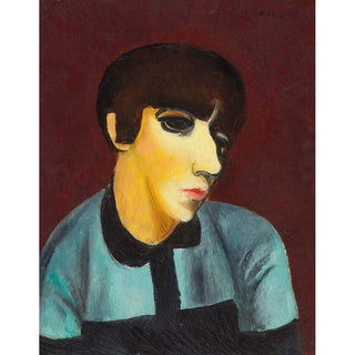 Portrait de Mme Renée Kisling 1919 - Moïse Kisling | Reproduction Tableau Décoration murale affiche copie