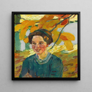 Portrait de jeune fille - Leo Putz