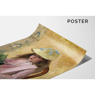 Portrait de la fille de l'artiste - Camille Pissarro | Reproduction Tableau Décoration murale affiche copie