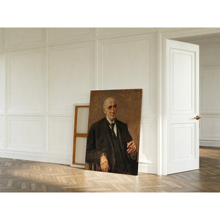 Portrait du fabricant de textile Carl Lewin - Max Liebermann | Reproduction Tableau Décoration murale affiche copie