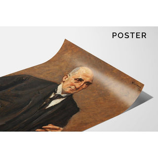 Portrait du fabricant de textile Carl Lewin - Max Liebermann | Reproduction Tableau Décoration murale affiche copie