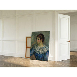 Portrait en Buste de Jeune Fille - Pierre-Auguste Renoir | Reproduction Tableau Décoration murale affiche copie