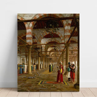 Prière dans la mosquée - Jean-Léon Gérôme | Reproduction Tableau Décoration murale affiche copie