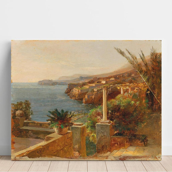 Maalauksen jäljennös Ragusa (Dubrovnik) - Carl Moll