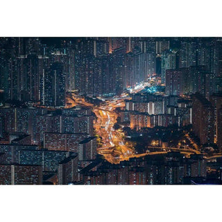 Reflets urbains à Hong Kong | Décoration photo de l'Asie