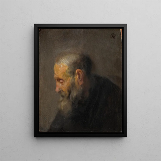 Rembrandt van Rijn - Study of an Old Man in Profile.webp