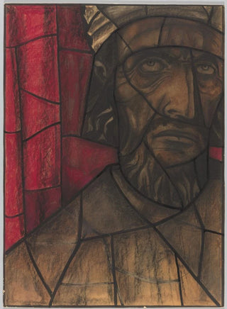 Richard Nicolas Roland Holst - Ontwerp voor raam in het Noordertransept in de Dom te Utrecht 9.webp