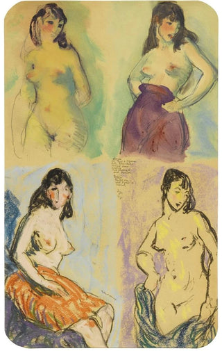 Robert Henri - Four Studies of a Nude.webp