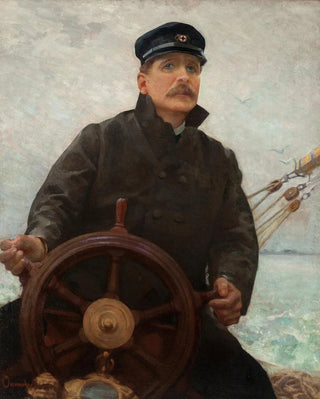 Robert William Vonnoh - At the Helm Edward Dale Toland.webp