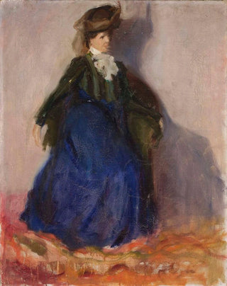 Romuald Kamil Witkowski - Study of a sitting woman.webp