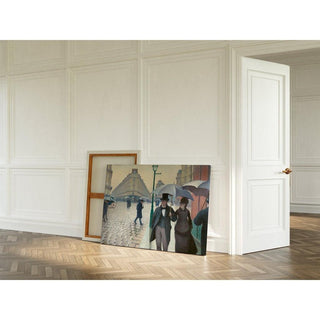 Rue de Paris, temps de pluie - Gustave Caillebotte | Reproduction Tableau Décoration murale affiche copie
