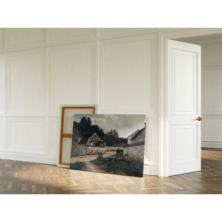 Rue de village à Marlotte - Alfred Sisley | Reproduction Tableau Décoration murale affiche copie