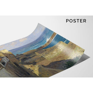 Ruelle étroite à Forio - Alfred Zoff | Reproduction Tableau Décoration murale affiche copie