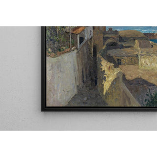 Ruelle étroite à Forio - Alfred Zoff | Reproduction Tableau Décoration murale affiche copie