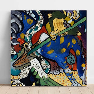 Saint Georges - Wassily Kandinsky | Reproduction Tableau Décoration murale affiche copie