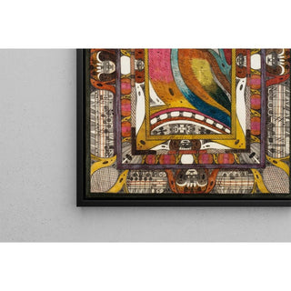 Salle de la forêt de sapins, ville géante au lac des sorcières - Adolf Wölfli | Reproduction Tableau Décoration murale affiche copie