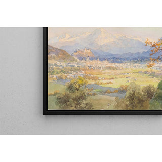 Salzbourg depuis Maria Plain- Edward Theodore Compton | Reproduction Tableau Décoration murale affiche copie