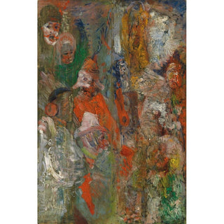 Scène Carnavalesque - James Ensor | Reproduction Tableau Décoration murale affiche copie