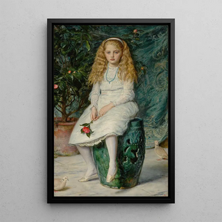 Sir John Everett Millais - Nina Daughter Of Frederick Lehmann Esq.webp