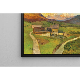 Soirée dans la vallée de Sesto col de Kreuzberg - Marie Egner | Reproduction Tableau Décoration murale affiche copie