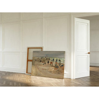 Sur la plage de Noordwijk - Max Liebermann | Reproduction Tableau Décoration murale affiche copie