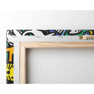 Tableau Pop Art – Danse des Félins | Affiche Colorée de Chats Stylisés | Poster Graphique Ludique et Dynamique pour Déco Murale Contemporaine