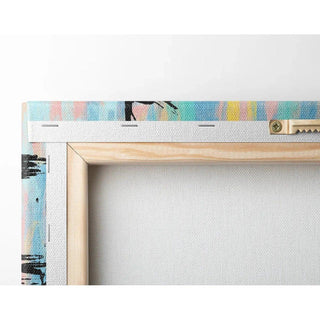 Tableau Street Art – Charlie Chaplin Pastel | Affiche Pop Art Colorée Style Minimaliste | Poster Cinéma Rétro pour Déco Murale