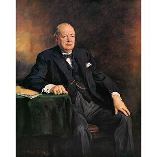 Tableau Winston Churchill - Oswald Hornby Joseph Birley | Reproduction Tableau Décoration murale affiche copie