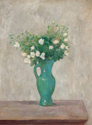 Tadeusz Makowski - Bouquet in a green flowervase.webp