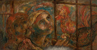 Tadeusz Makowski - Children and roosters.webp
