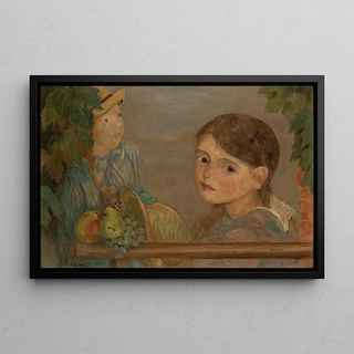 Tadeusz Makowski - Little girls with grapes.webp