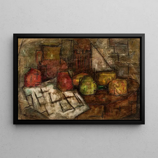 Tadeusz Makowski - Martwa natura z dzbanem i owocami.webp