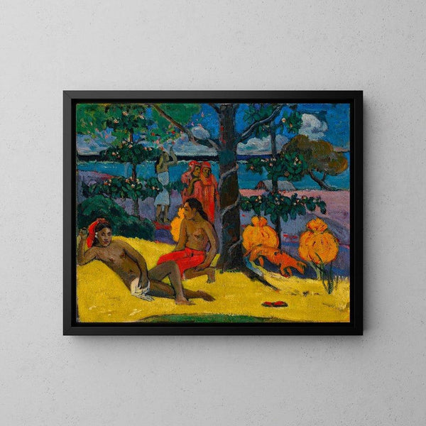 Maalauksen jäljennös Te Arii Vahine (La Femme Aux Mangos) - Paul Gauguin