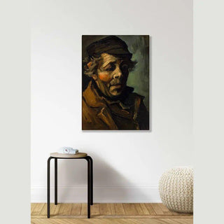 Tête de paysan - Vincent Van Gogh | Reproduction Tableau Décoration murale affiche copie