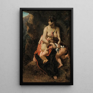Thodore Chassriau - Medea About To Kill Her Children.webp
