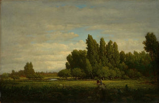 Thodore Rousseau - A Meadow Bordered by Trees.webp