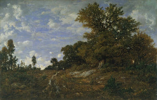 Thodore Rousseau - The Edge of the Woods at MontsGirard Fontainebleau Forest.webp