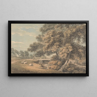 Thomas Hearne - The Trees and River in the Park at Coleorton Hall Leicestershire.webp