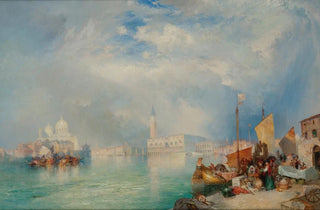 Thomas Moran - Entrance To The Grand Canal Venice.webp