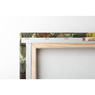 Troncs de chêne au pré-printemps - Franz Marc | Reproduction Tableau Décoration murale affiche copie