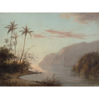 Un ruisseau à Saint-Thomas Îles Vierges - Camille Pissarro | Reproduction Tableau Décoration murale affiche copie