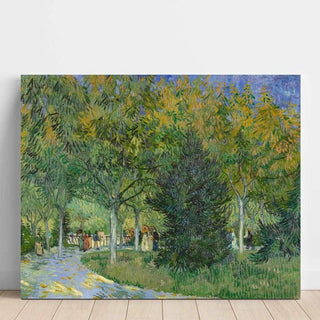 Une allée dans un jardin public d'Arles - Vincent Van Gogh | Reproduction Tableau Décoration murale affiche copie