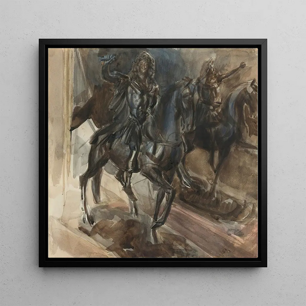 Une statue en bronze de Louis XIV - Giovanni Boldini — teoksen seinäesittely