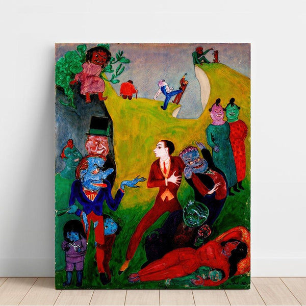 Maalauksen jäljennös Utan Pardon - Nils Dardel