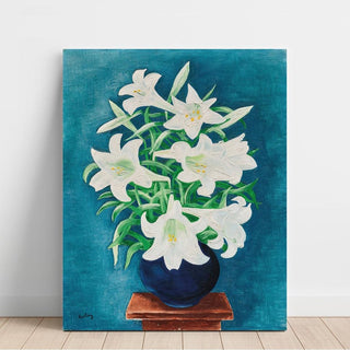 Vase de lys - Moïse Kisling | Reproduction Tableau Décoration murale affiche copie