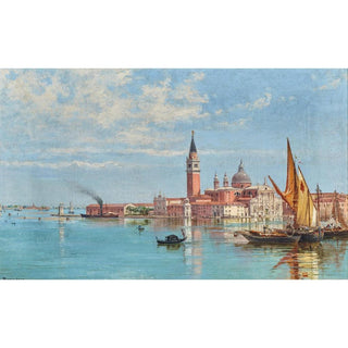 Venise, vue de San Giorgio Maggiore - Antonietta Brandeis | Reproduction Tableau Décoration murale affiche copie