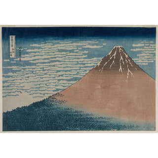 Vent du sud, ciel dégagé - Katsushika Hokusai | Reproduction Tableau Décoration murale affiche copie