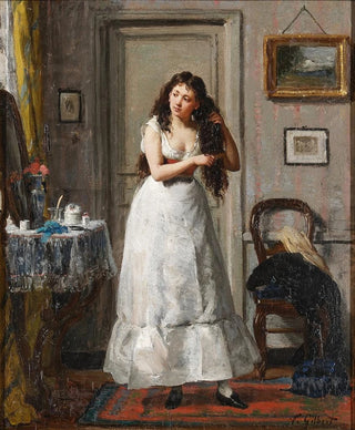 Victor Gabriel Gilbert - At Her Toilette.webp