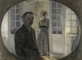 Vilhelm Hammershi - Interir Med Kunstneren Og Hans Hustru.webp