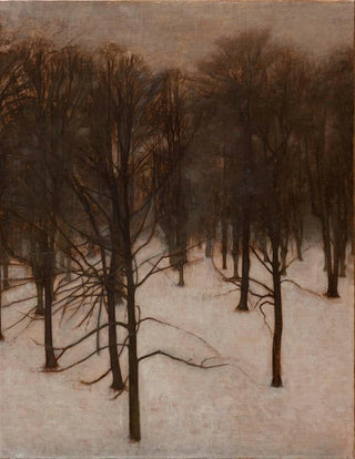 Vilhelm Hammershi - Sndermarken Park in winter.webp